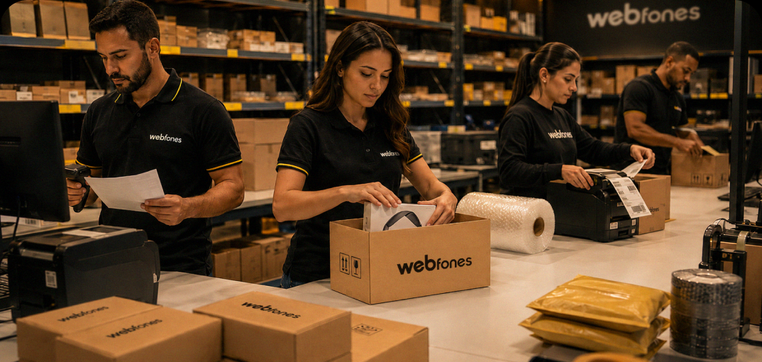 Venda de lotes – Preparação e expedição dos pedidos